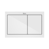 Cut out image of the Roca Duplo S PS1 Gloss White Dual Flush Plate